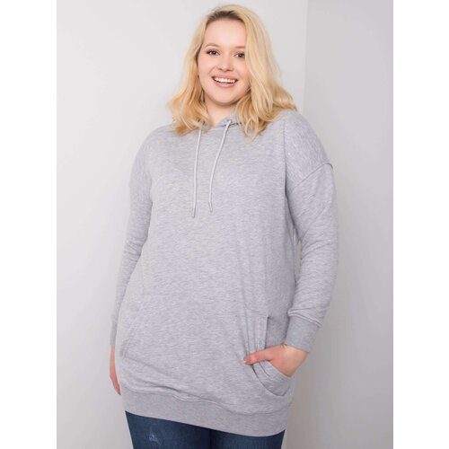 BASIC Feel Good Sweatshirt-RV-BL-6338.19X-gray Cene