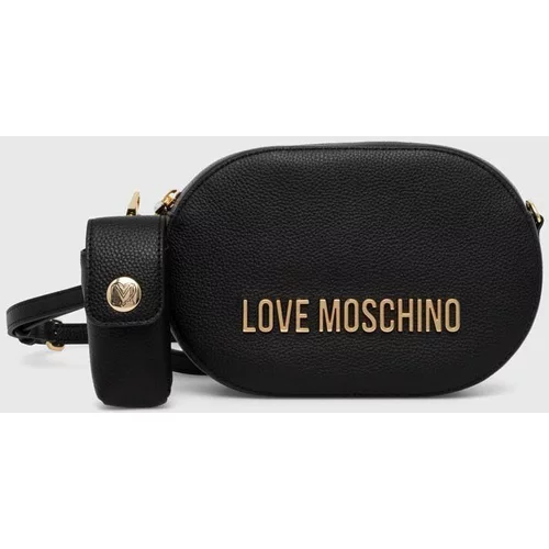 Love Moschino Kožna torba boja: crna, JC4330PP0GK1000A
