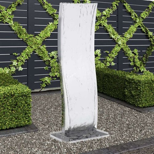  Fontana s crpkom od nehrđajućeg čelika 130 cm zakrivljena Slike