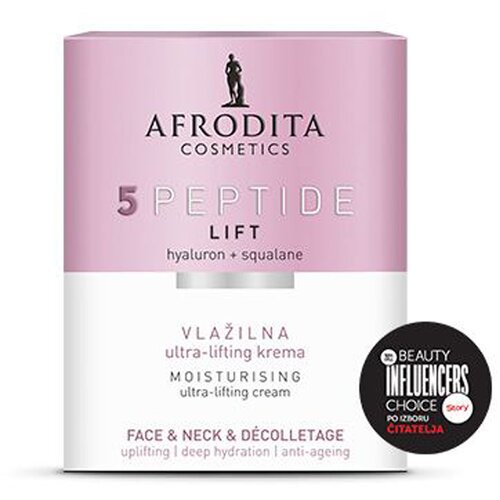Afrodita Cosmetics 5 peptide lift hidrantna ultra lifting krema 50ml Slike