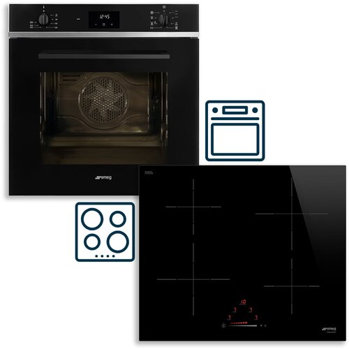 Smeg ugradbeni set ploča SI4642D + pećnica SF6400TB (SET 16) Cijene