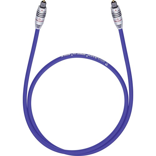 Oehlbach Toslink Digitalni audio Priključni kabel [1x Mu&amp;scaron;ki konektor Toslink (ODT) - 1x Mu&amp;scaron;ki konektor Toslink (ODT)] 0.50 m Pla Slike