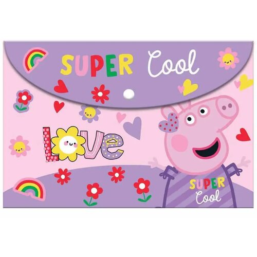 Luna plastična mapa za dokumente s patentom peppa pig, A4 veličina Cene