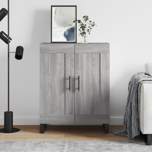 vidaXL Komoda siva sonoma 69,5x34x90 cm inženirski les Cene