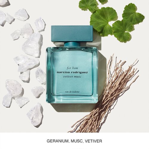 Narciso Rodriguez for him v&amp;eacute;tiver musc toaletna voda za mo&amp;scaron;ke 100 ml Slike