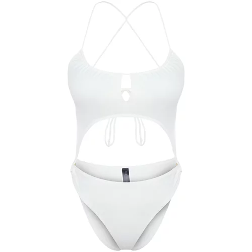 Trendyol Swimsuit - White - Plain