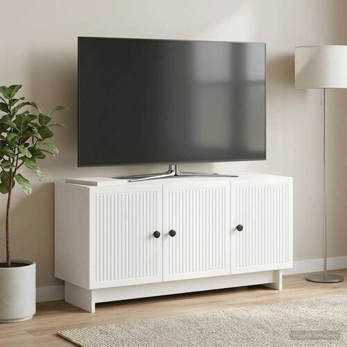 TV ormar Bijela 99 x 34,5 x 50 cm Konstruirano drvo Cene