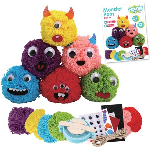 Woopie art&amp;amp;fun kreativni set make a monster monster pom Slike