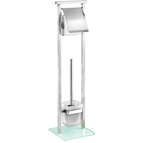 Wenko 22992100 - WC četka DEBAR 18x73 cm nerđajući čelik/satinirano/bela Cene