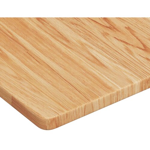  Zidna polica za umivaonik od čelika i masivne hrastovine Smeđa 50 x 50 x 2.5 cm Slike