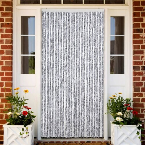  Zastor protiv insekata sivo-bijeli 100 x 220 cm šenil Cene