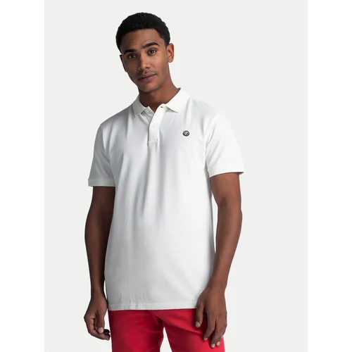 Petrol Industries Polo majica M-1040-POL002 Bela Slim Fit