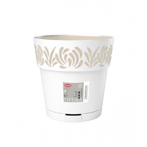 STEFANPLAST Saksija 20x19cm Gaia 88400 bijela Slike