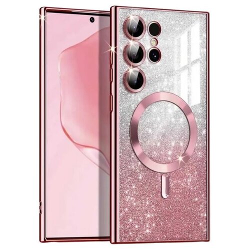 Magsafe glitter maskica Samsung S25 ULTRA Pink Cene