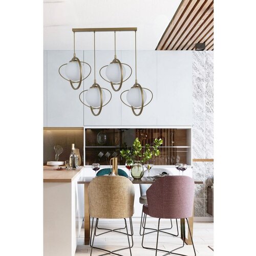 Opviq nepal 4 L&amp;uuml; Sıralı eskitme beyaz Camlı Sarkıt antiquewhite chandelier Slike