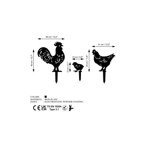 Wallxpert decorative object figura fam 04 Slike