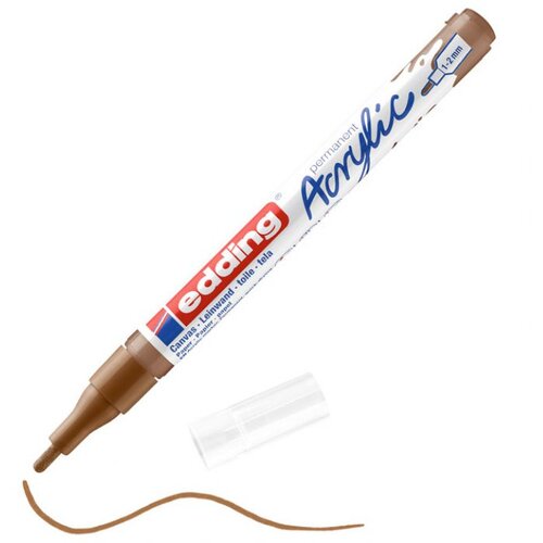 Marker AKRILNI 1-2 MM EDDING 5300919 SVIJETLOSMEĐI Cijene
