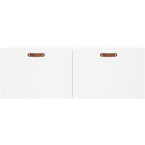 Zidni ormarić bijeli 100 x 36,5 x 35 cm od konstruiranog drva Slike