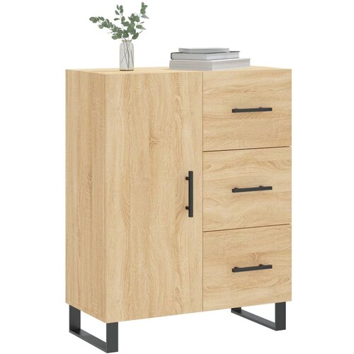  Komoda boja hrasta sonome 69,5x34x90 cm od konstruiranog drva Slike