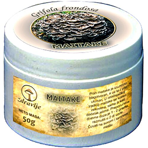 Zdravlje Maitake (grifola frondosa) prah EP, 50g Slike
