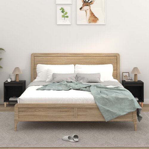 vidaXL Noćni ormarići 2 kom crni 40x35x50 cm Cijene