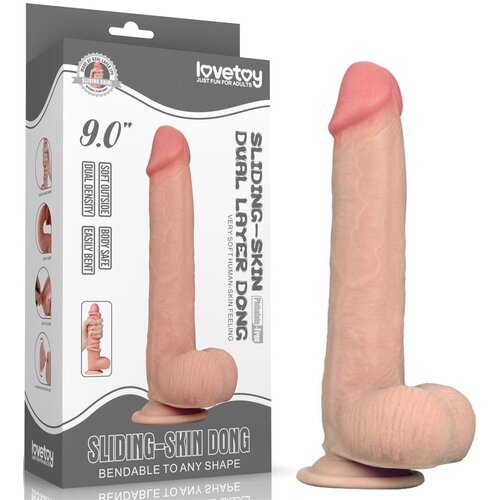 Realistični dildo | Sliding Skin 22 cm Slike