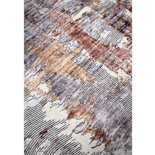 Elle Decoration Siva preproga 120x160 cm Malard Copper Gold &amp;ndash; Slike