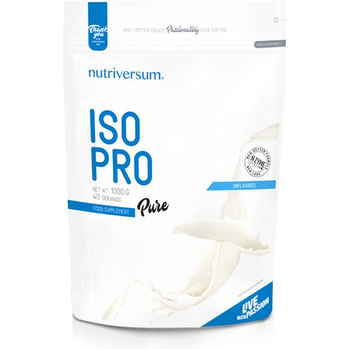 NUTRIVERSUM Iso Pro protein, Neutral, 1kg Slike