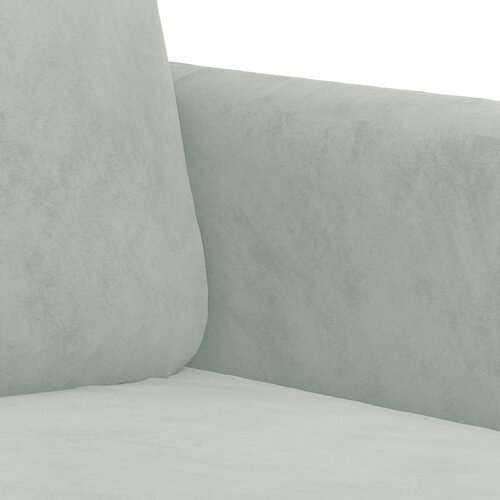  2-dijelni set sofa s jastucima svjetlosivi bar&amp;scaron;unasti Slike