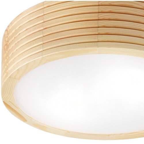  Kupatilska plafonska svetiljka NATURAL MODERN 2xE27/15W/230V prečnik 27,5 cm borovina Slike