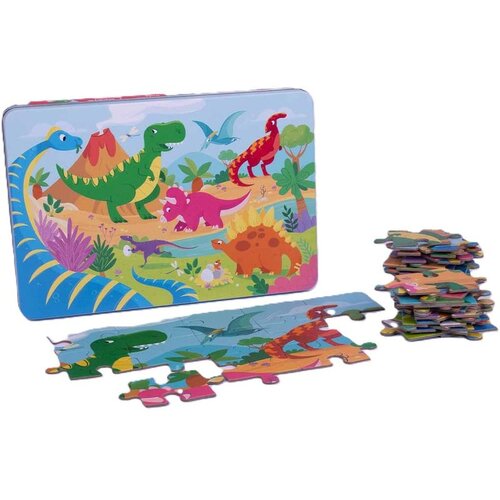 Apli Puzzle U Metalna Kutiji 48 Kom - Dinosaurusi 17888 Cene