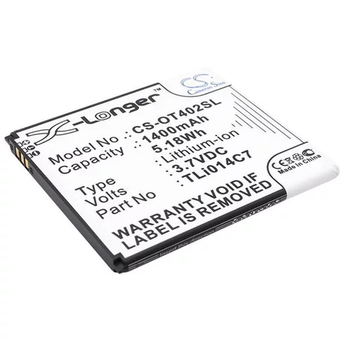 VHBW Baterija za Alcatel One Touch Pixi First / OT-4024, 1400 mAh