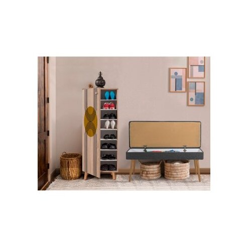 Woody Fashion vegas sonomo - 907 - 1053 sonomoanthracite hallway furniture set Slike