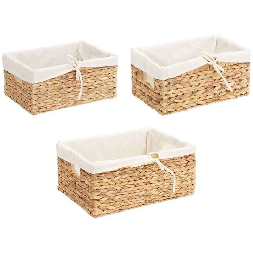  Ko&amp;scaron;are za shranjevanje 3 kos Vodna hijacinta 40 x 30 x 18 cm Slike