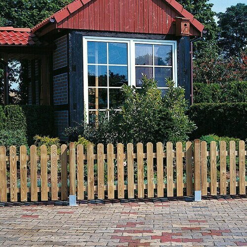  Drvena ograda (180 x 85 cm, ravni oblik) Slike