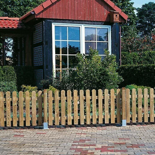 Drvena ograda (180 x 85 cm, ravni oblik)