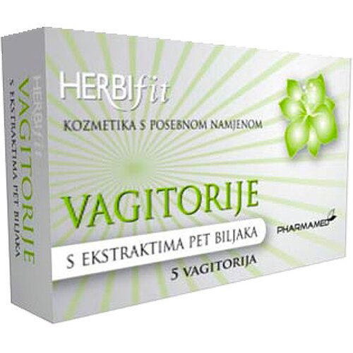 Herbifit vagitorije sa ekstraktima 5 biljaka a 5 Slike