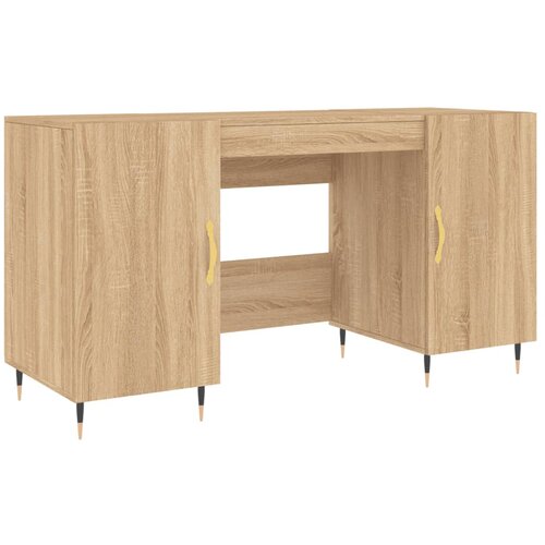 Maison Chic Pisalna miza - pisarniška miza - Računalniška miza sonoma hrast 140x50x75 cm inženirski les, (21784972) Cene
