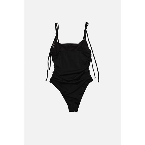 Trendyol Black Print Detailed Swimsuit Cene