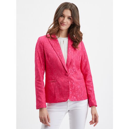 Orsay Pink Ladies Patterned Jacket - Women Slike