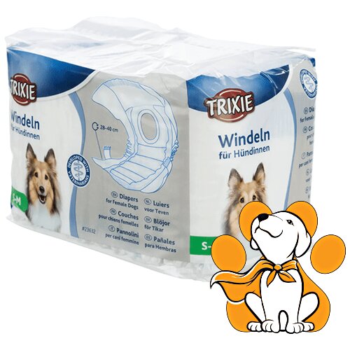 Trixie diapers Female, Pelene Za Ženke - 12 Komada, 28-40cm, S-M Slike