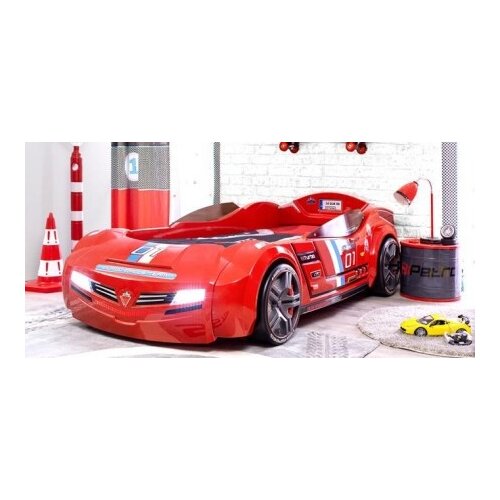 Cilek biturbo auto krevet crveni 90x195 cm ( 20.02.1334.00 ) 20.02.1334.00 Cene