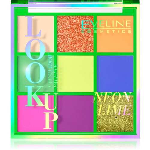 Eveline Cosmetics Look Up Neon Lime paleta senčil za oči 10,8 g Cene