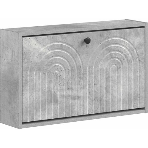  Ormar za cipele na zidu ALKMAAR 71 x 17 x 43 cm Betonska siva Cene