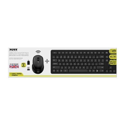 Port Designs pack tastatura+miš wireless - US Cene