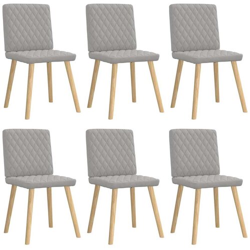 Furnova Jedilni stoli 6 kosov Cloud Grey Fabric, (21929099) Cene