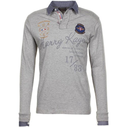 Harry Kayn Polo majice dolgi rokavi Polo manches longues garçon ECAZBI Siva Cene