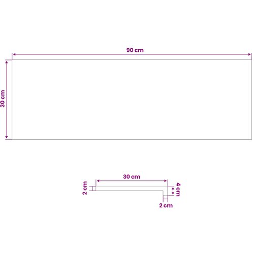  Prozorske klupice 2 kom. Prirodna 90 x 30 x 2 cm Slike