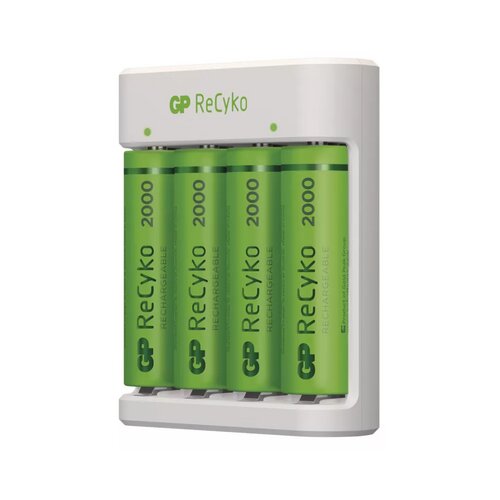GP Batteries Punjač za baterije E411-210AAHC-2B4, USB Slike