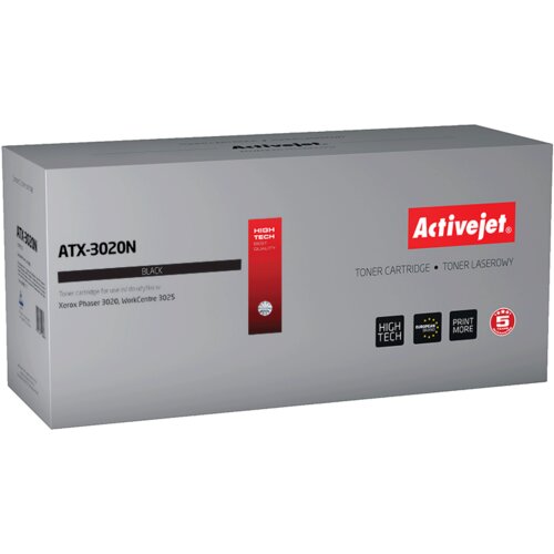 Activejet Toner za printer Xerox 3020, WorkCentre 3025, Crni Slike